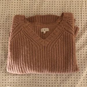 Lou & Grey light pink over sized sweater